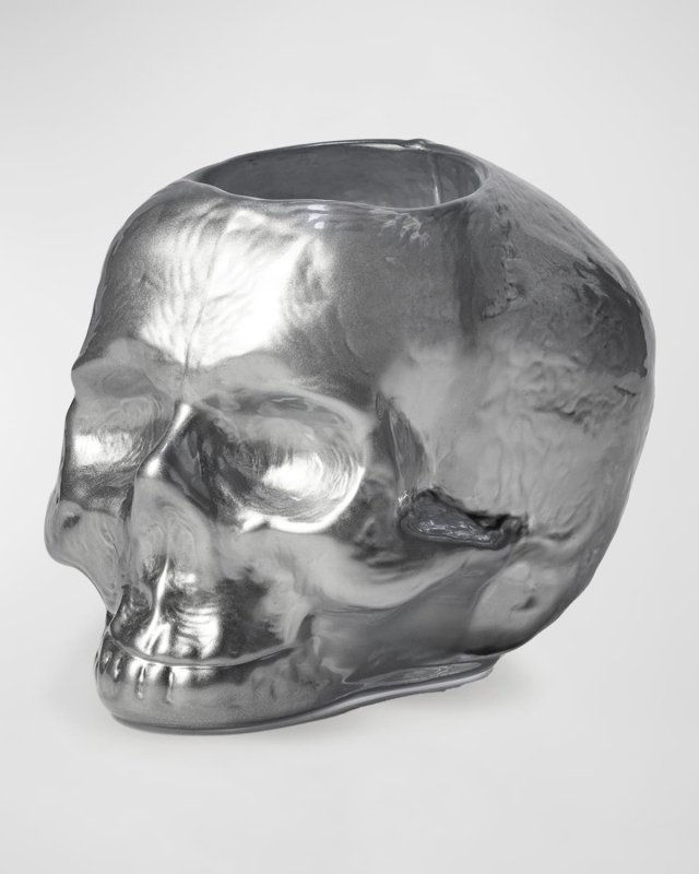 Still Life Skull Votive Candleholder