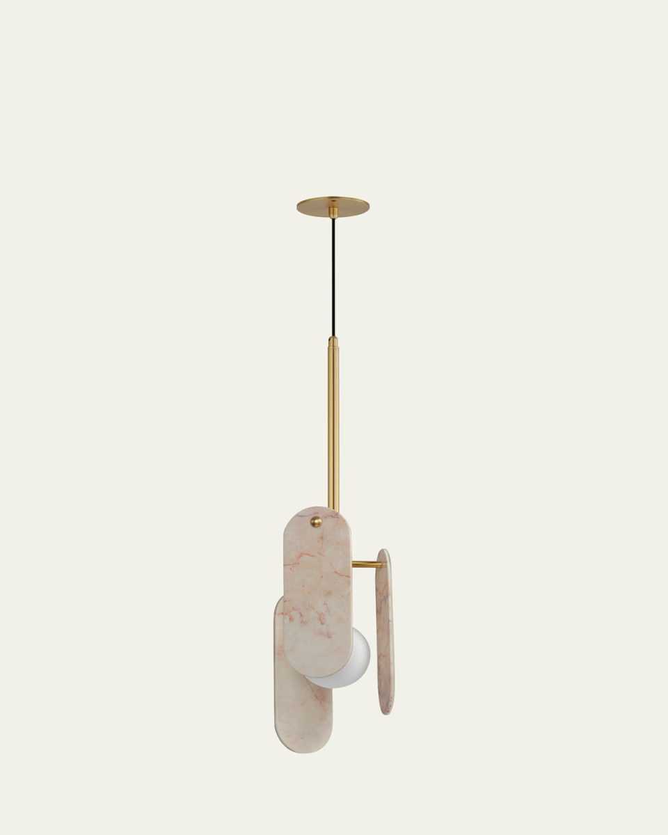 Megalith Stone Rose Jade 30" Pendant