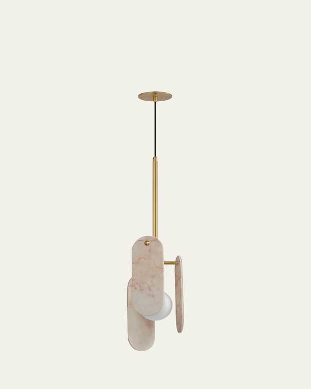 Megalith Stone Rose Jade 30" Pendant