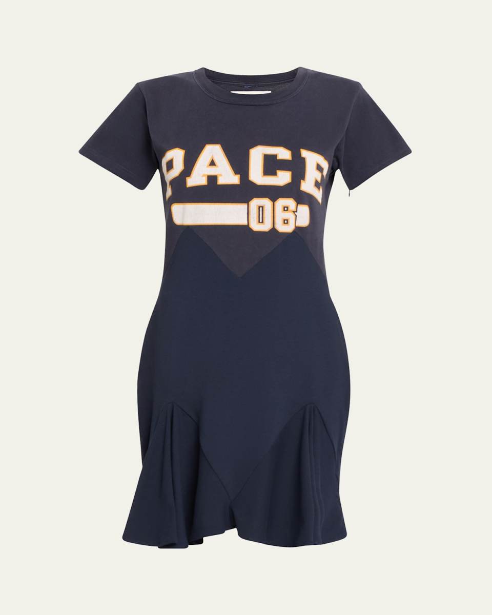 Colorblock Slip T-Shirt Dress