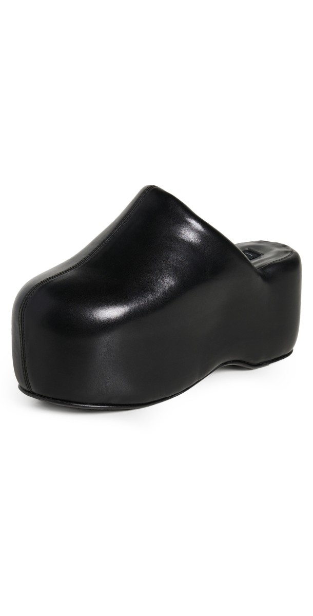 SIMONMILLER Vegan Platform Bubble Clogs Black