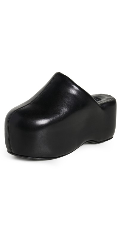 SIMONMILLER Vegan Platform Bubble Clogs Black