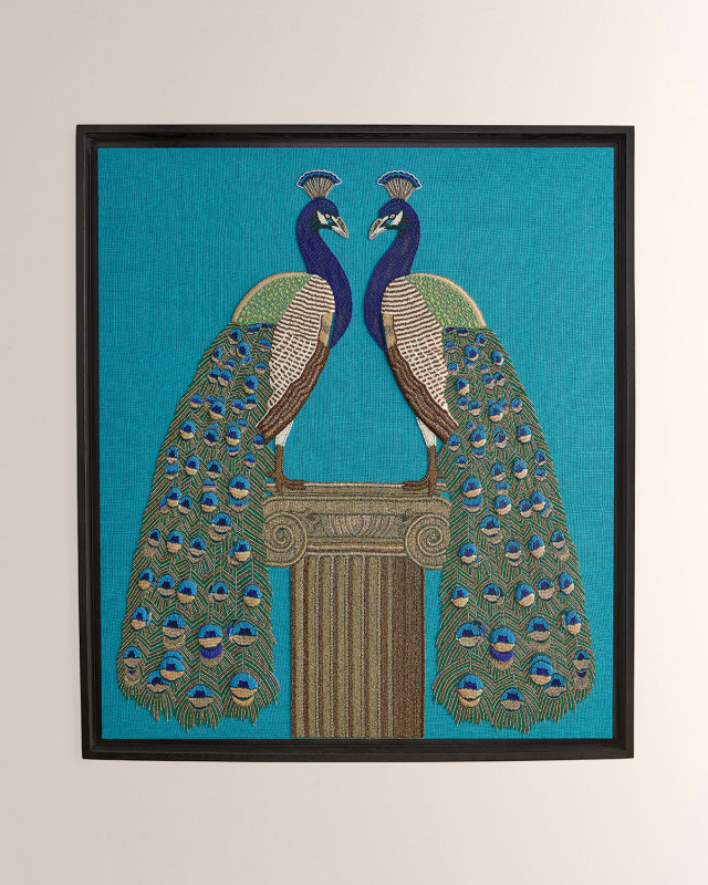 Peacock Beaded Art