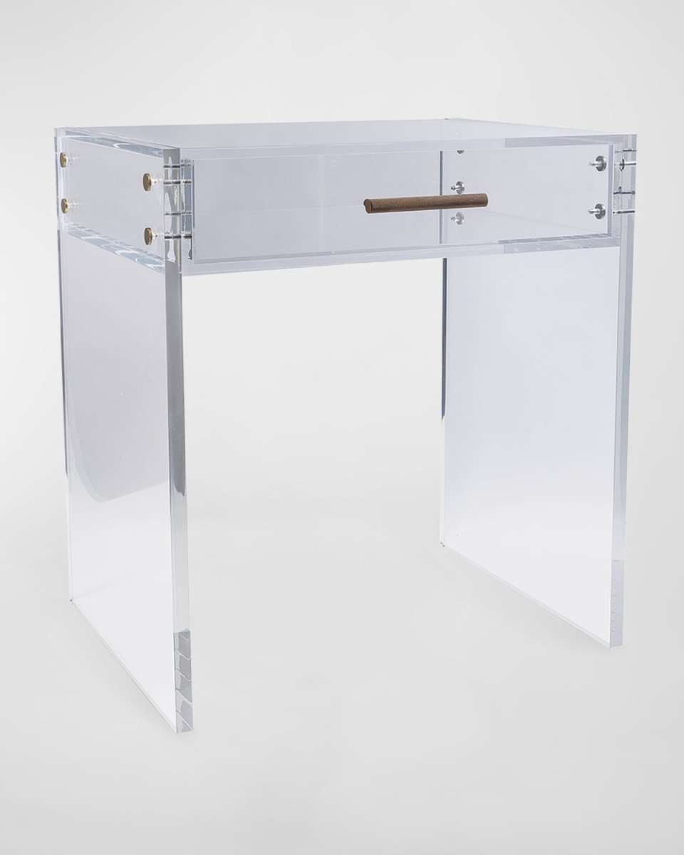 Milan Clear Tray Top End Table