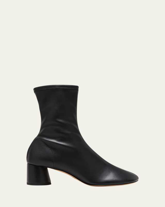 Glove Stretch Cylinder-Heel Ankle Boots