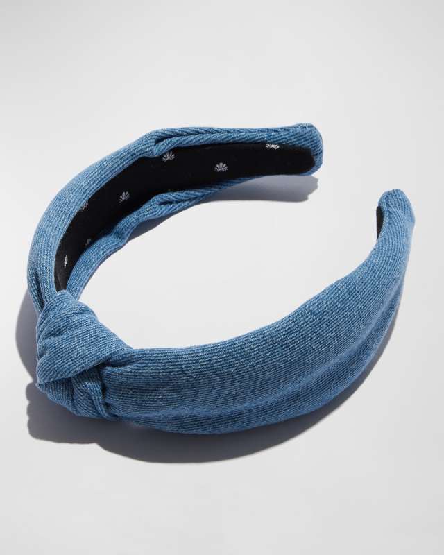 Denim Knotted Headband