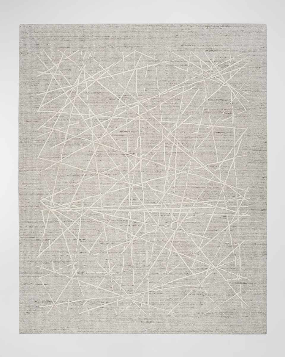 Wander Hand-Woven Taupe Rug, 5' x 8'
