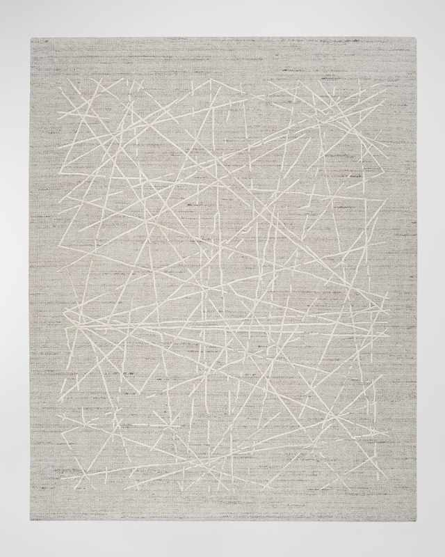 Wander Hand-Woven Taupe Rug, 5' x 8'