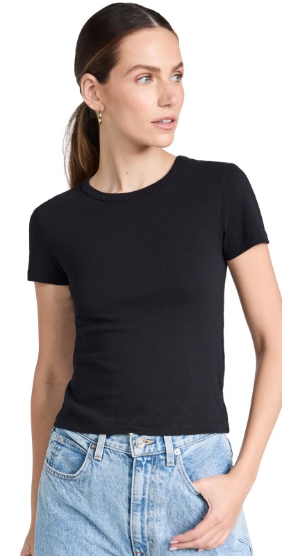 SLVRLAKE Baby Tee Raven Raven