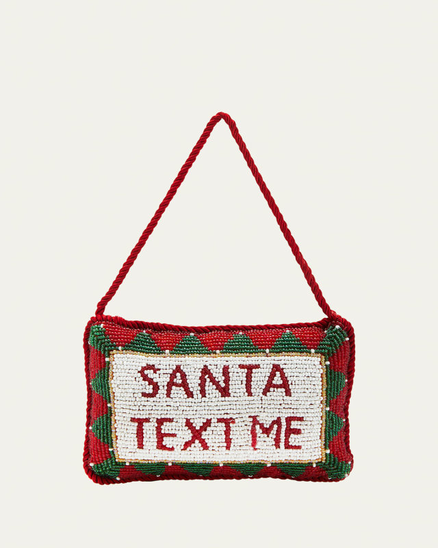 Santa Text Me Doorknocker