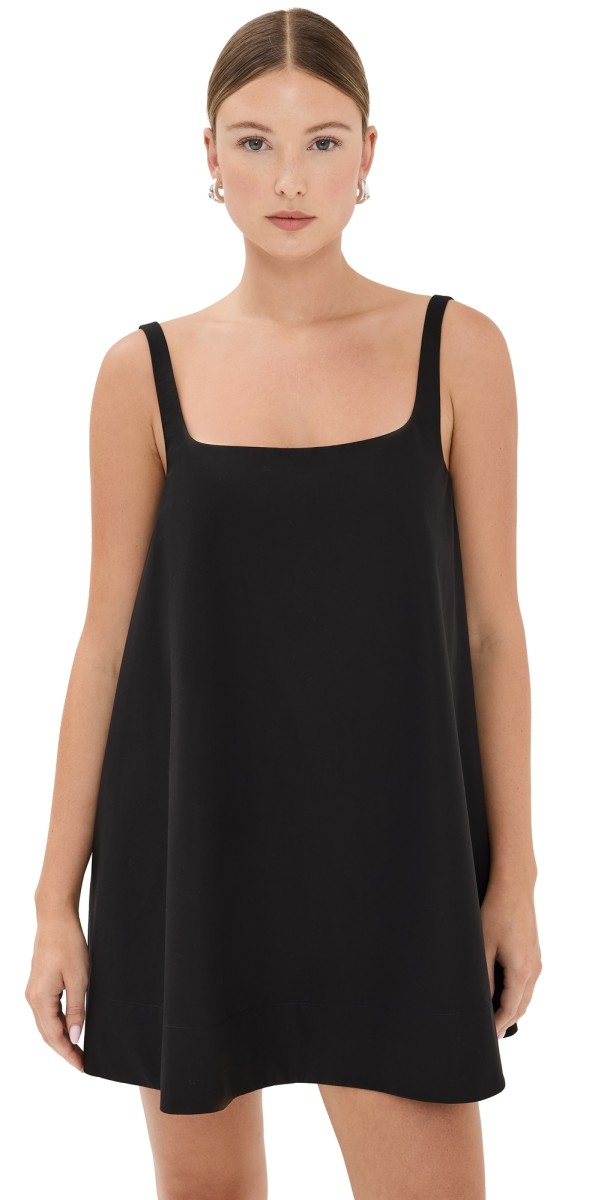 WARDROBE. NYC Backless Mini Dress Black