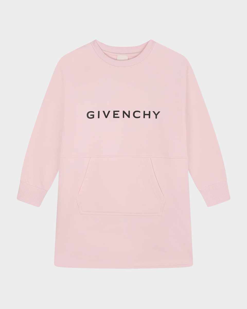 Girl's Logo-Print Sweatshirt Dress, Size 4-