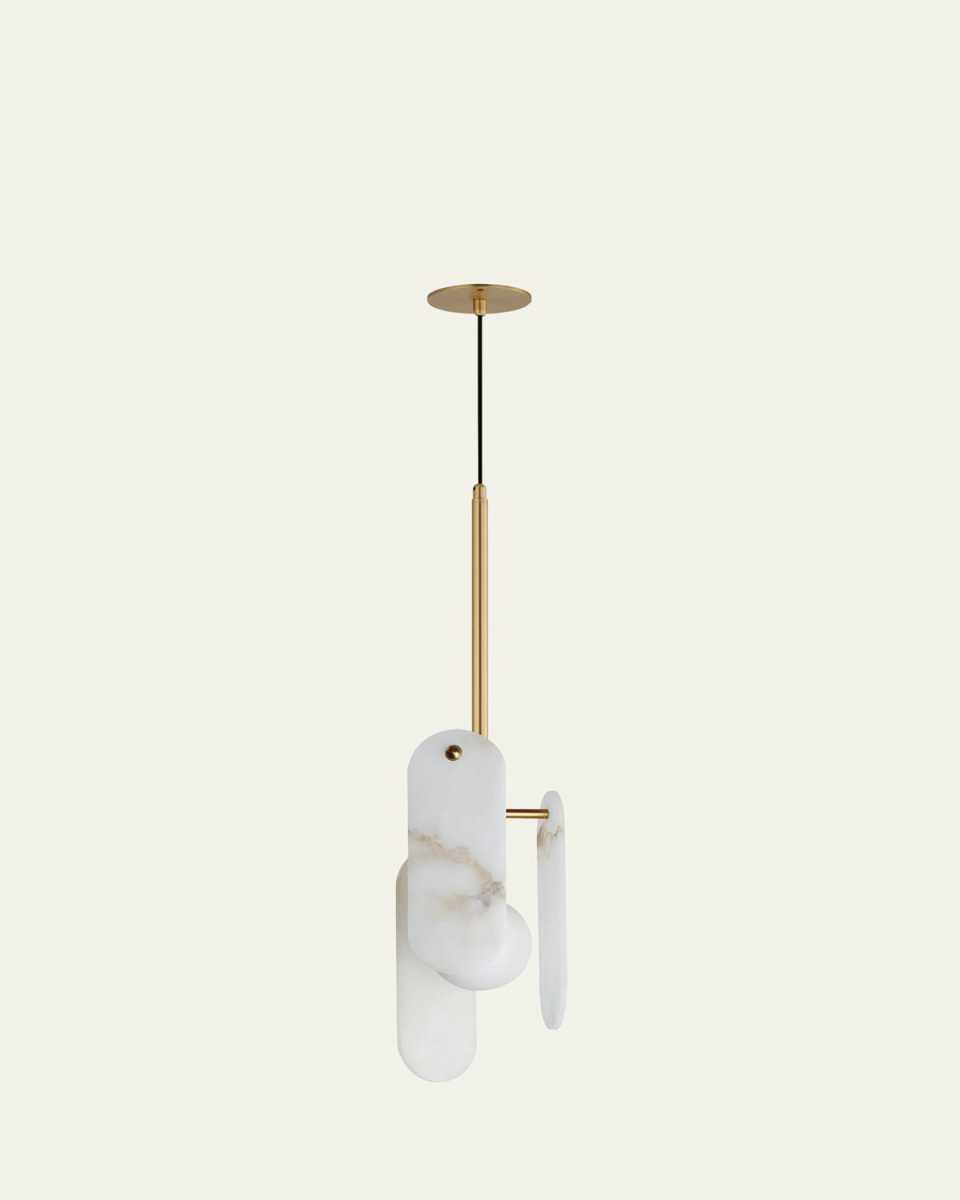 Megalith Stone Alabaster 30" Pendant