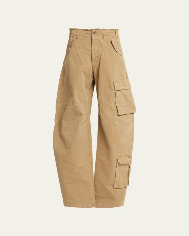 Rosalind Wide-Leg Baggy Cargo Jeans