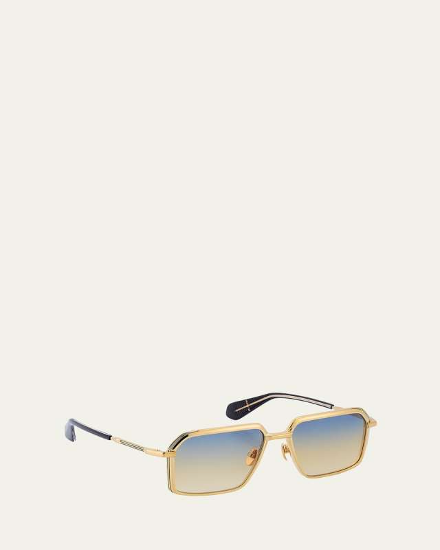 Vasco Titanium Rectangle Sunglasses