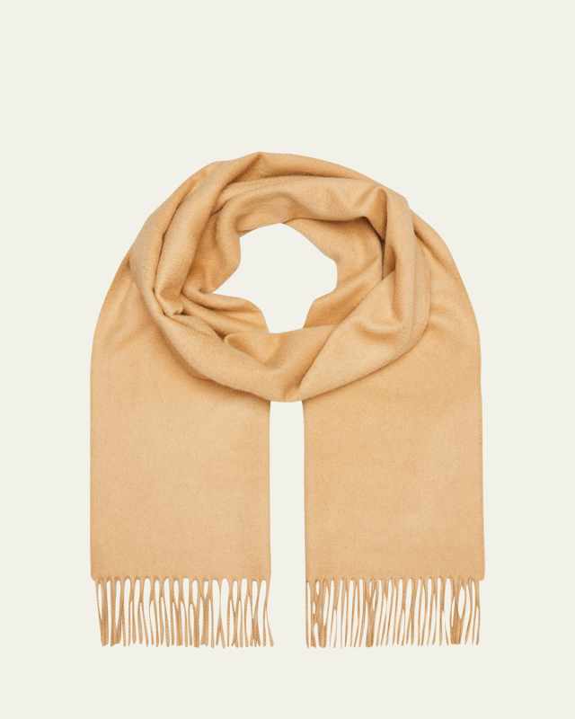 Fringe Cashmere Scarf