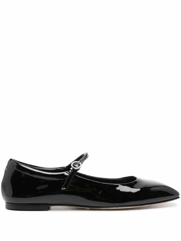 Uma leather ballerina shoes