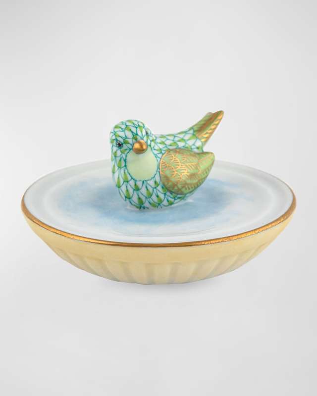 Bird in a Bird Bath