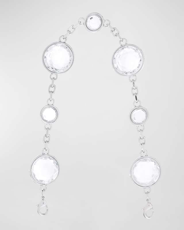 Round Crystal Gemma Chain Shoulder Strap