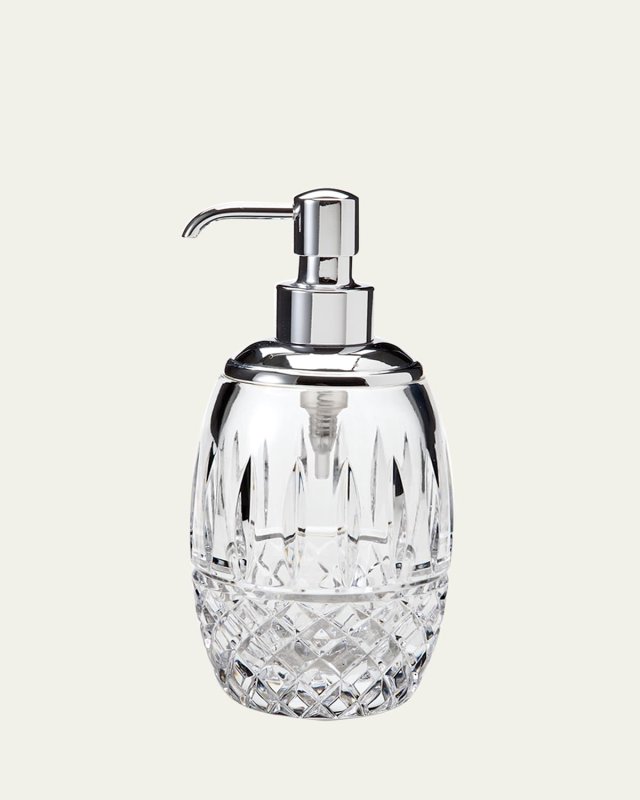 Marie Clear Pump Dispenser, Chrome
