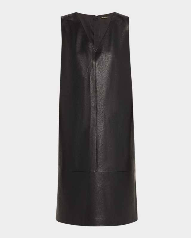 Graylen Sleeveless Vegan Leather Dress