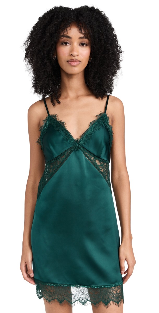 Night Night by Jonathan Simkhaiucia Slip Dress Pine