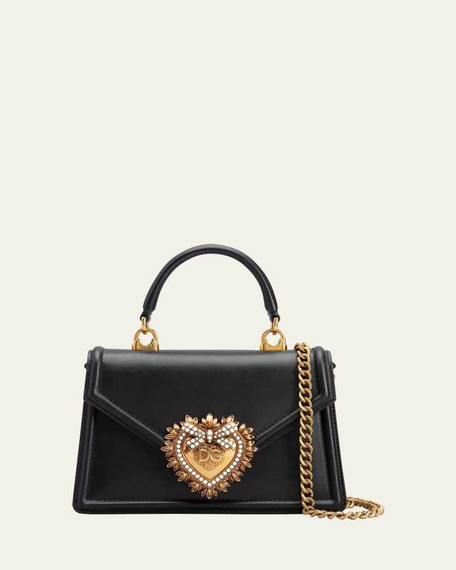 Devotion Mini Leather Top-Handle Bag