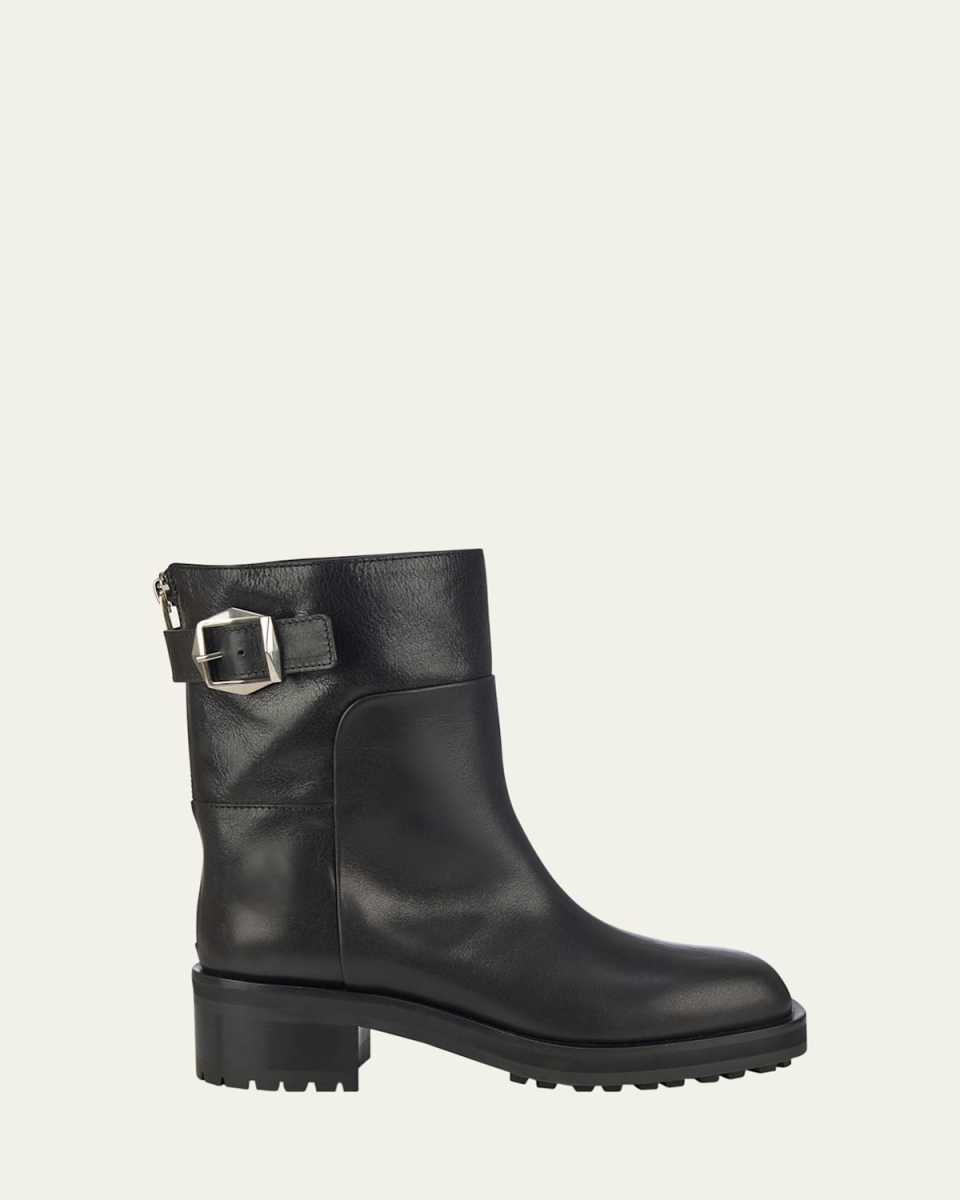 Brooklyn Leather Moto Booties