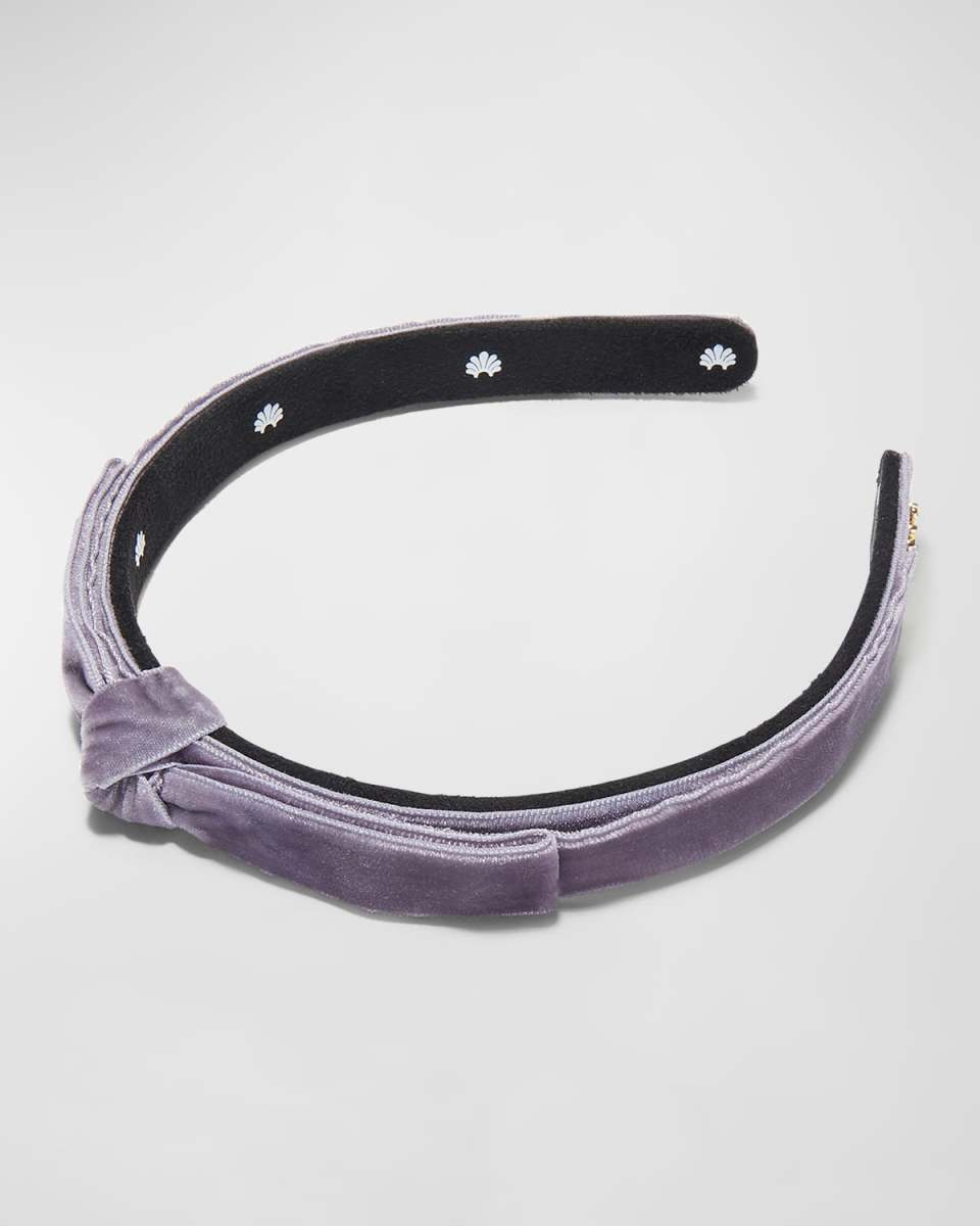 Bardot Velvet Ribbon Bow Headband