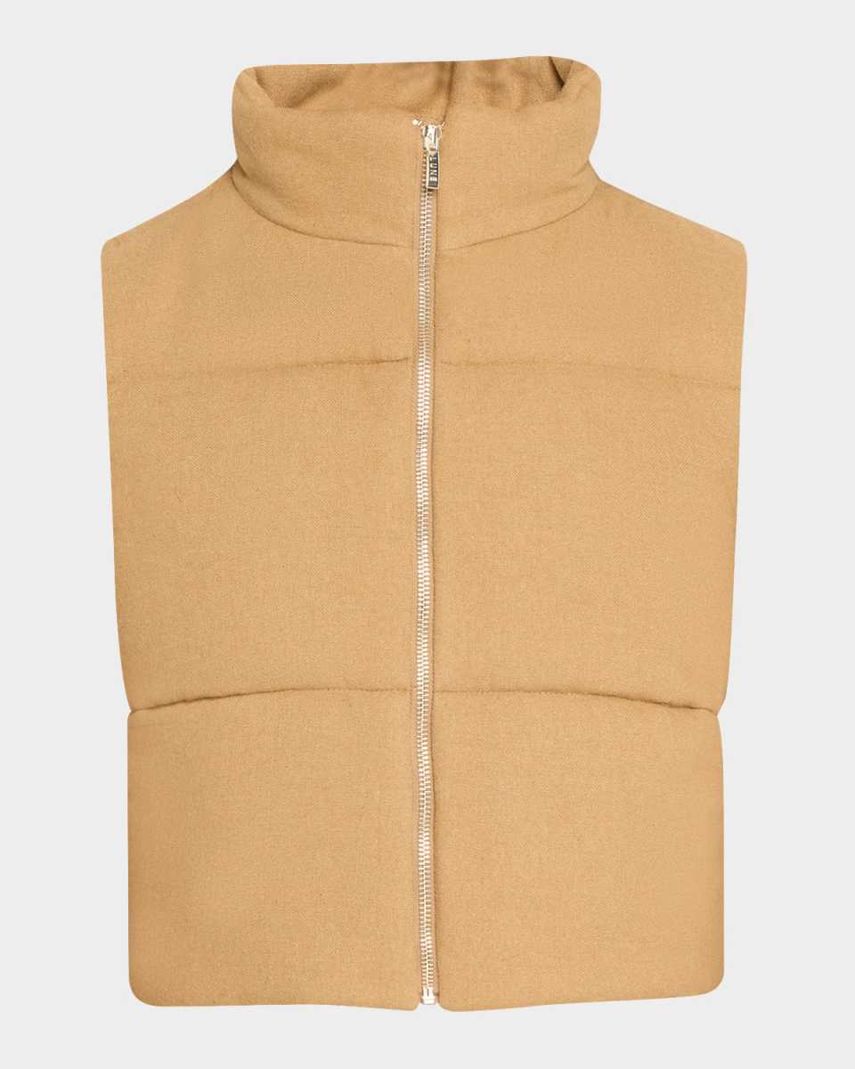 Izzy Wool-Blend Puffer Vest