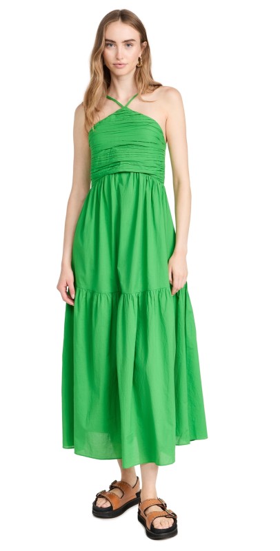 Playa Lucila Halter Dress Green