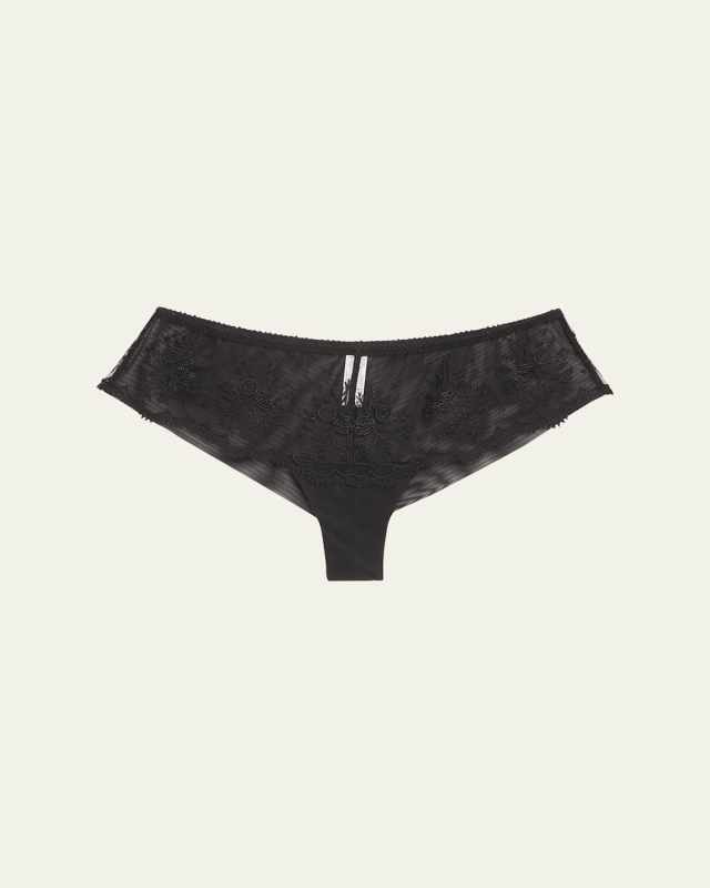 Intrigue Embroidered Tulle Boyshorts