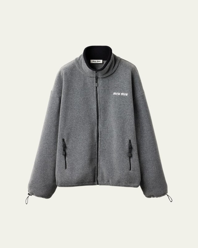 Fleece Oversized Drawcord Sweatshirt