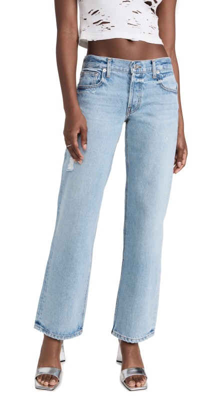 EB Denim Low Rise Baggy Jeans Laguna