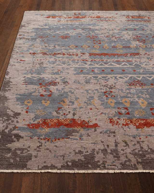 Daisa Clay Hand-Knotted Rug Rug, 3' x 10'