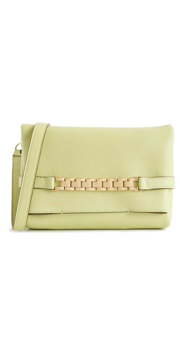 Victoria Beckham Mini Chain Pouch Avocado