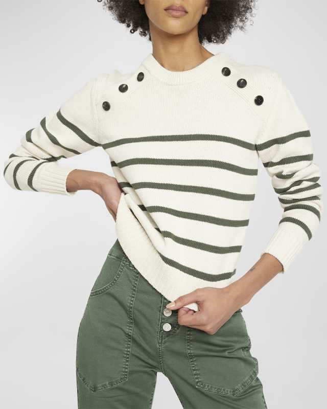 Virke Striped Crewneck Sweater