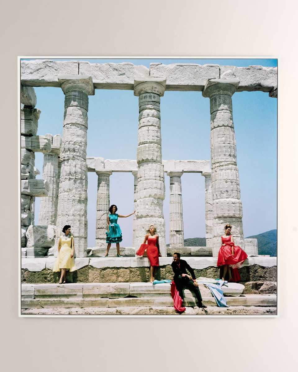 "Dimitris Kritsas" Chromaluxe by Slim Aarons - White Maple Floa