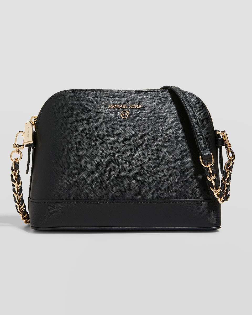 Jet Set Charm Dome Calfskin Crossbody Bag