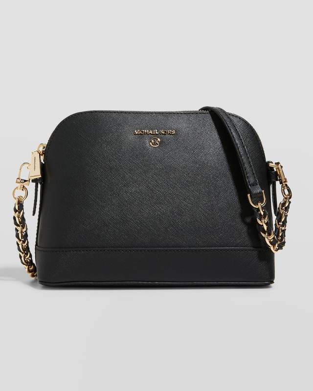 Jet Set Charm Dome Calfskin Crossbody Bag