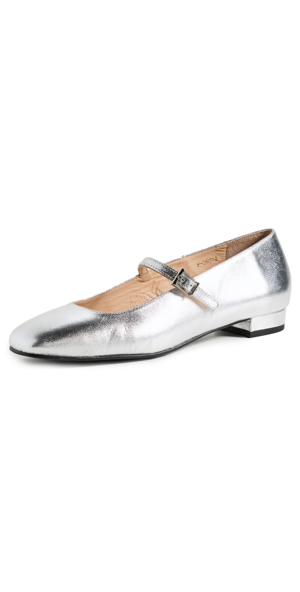Alohas Por Do Sol Ballet Flats Silver