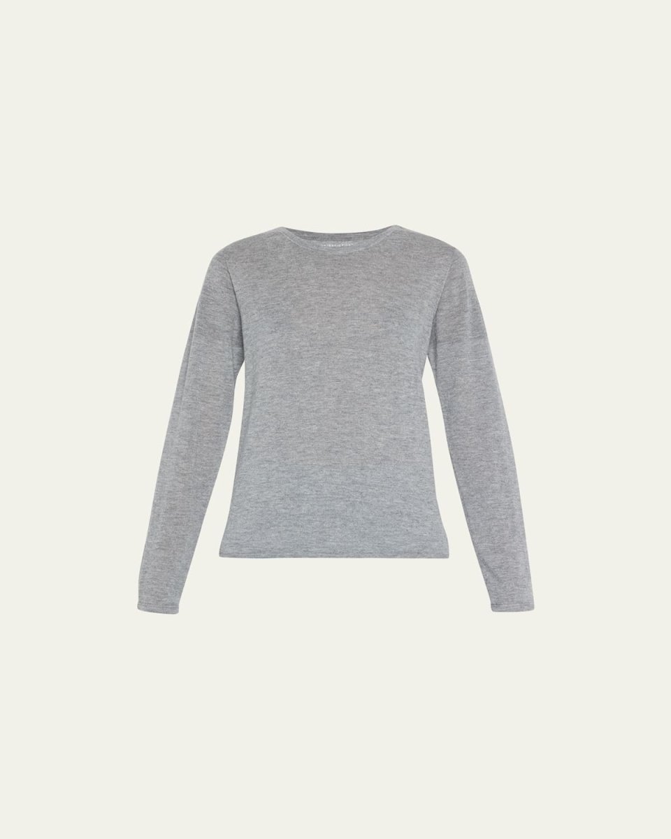 Machine Washable Cashmere Crewneck Pullover