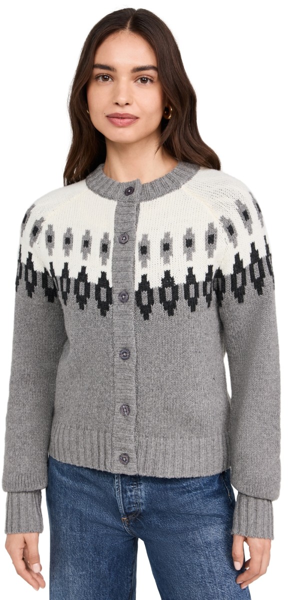 KULE The Freya Cardigan Heather Grey