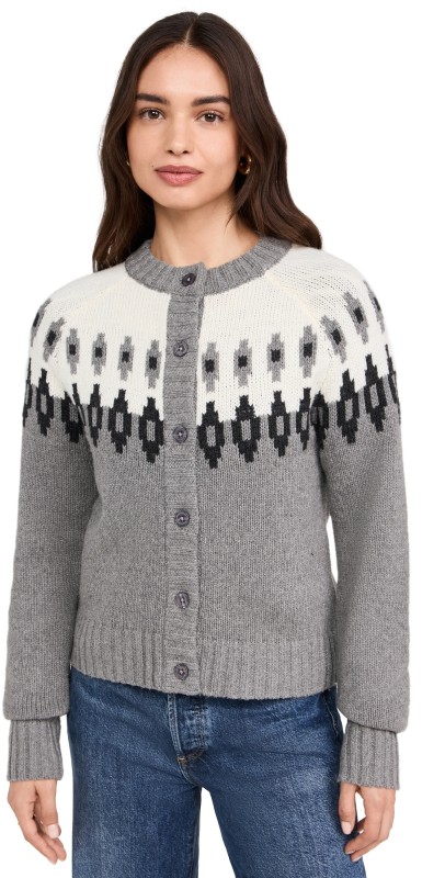 KULE The Freya Cardigan Heather Grey