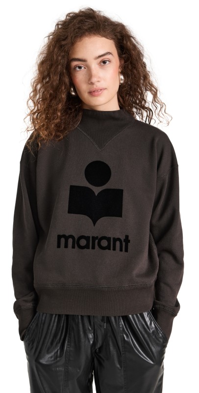 Isabel Marant Étoile Moby Sweatshirt Faded Black