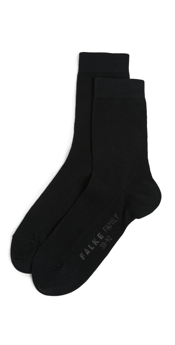 Falke Family Ankle Socks Black
