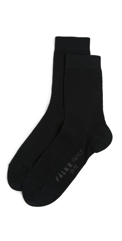 Falke Family Ankle Socks Black
