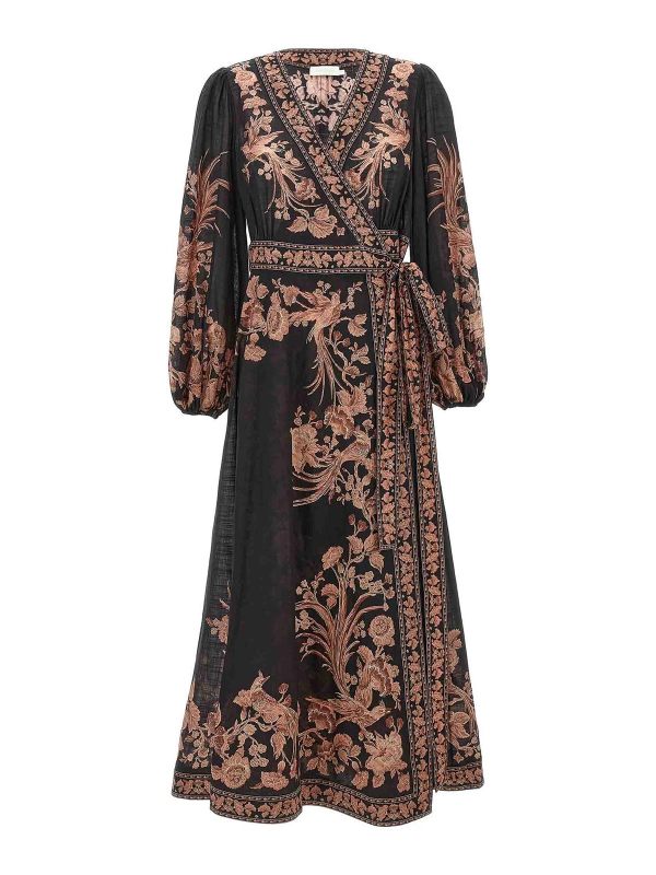 Zimmermann Robe Au Genou - Multicolore