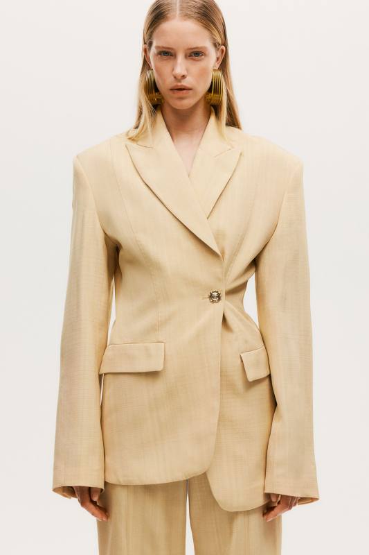H&M Single-breasted Viscose Blazer