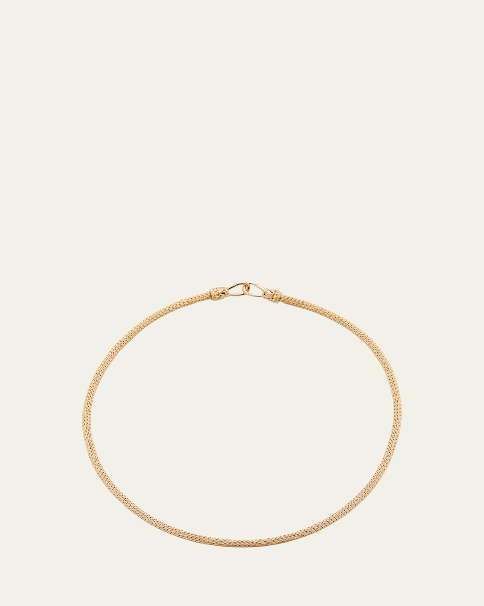 14k Yellow Gold Indian Chain Necklace